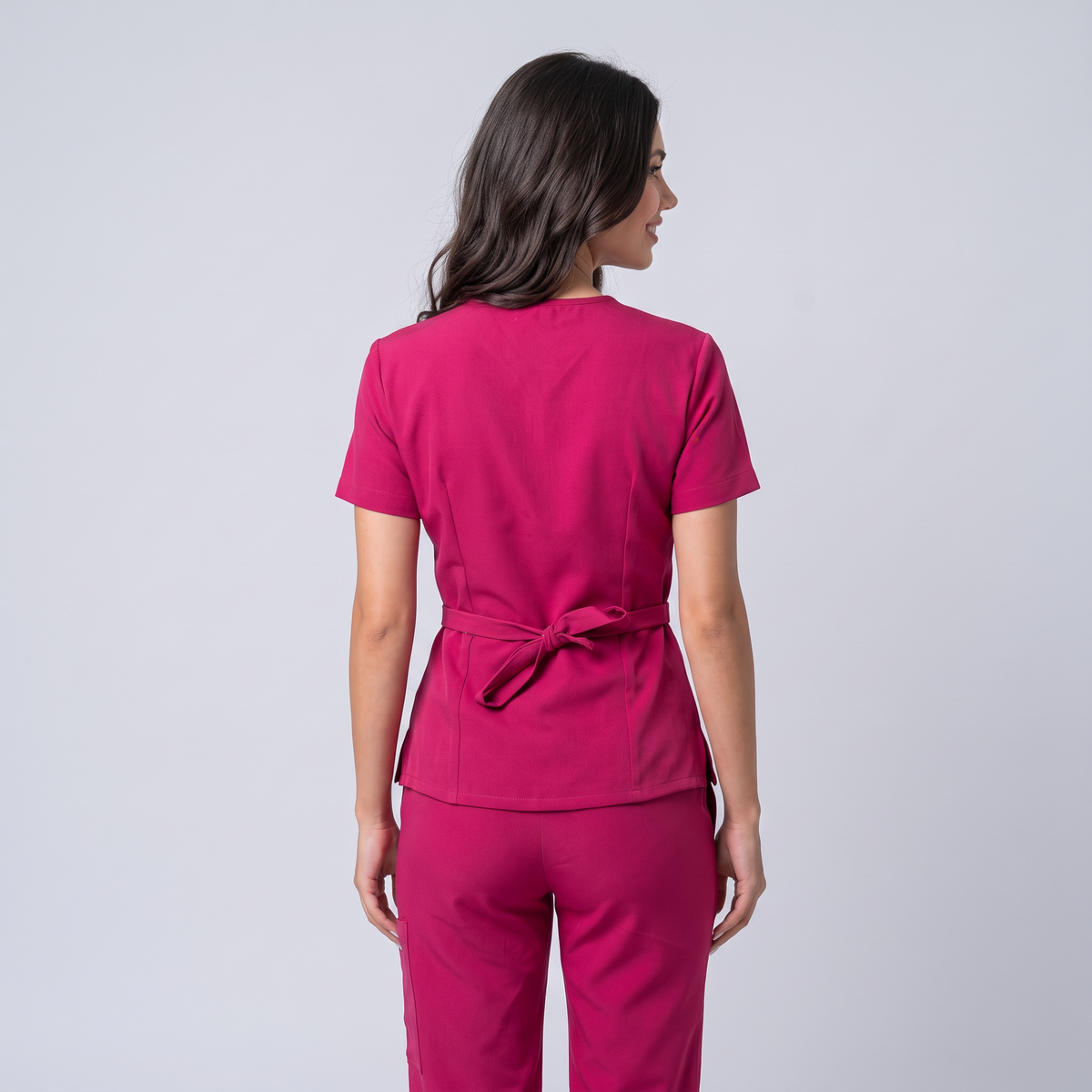 Vital Belted Scrub Set